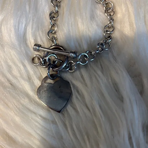 Silver Heart Charm Bracelet - Picture 2 of 8